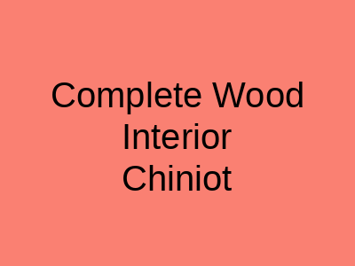 Complete Wood Interior Chiniot