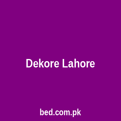 Dekore Lahore