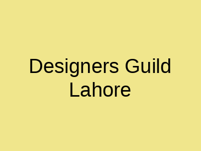 Designers Guild Lahore