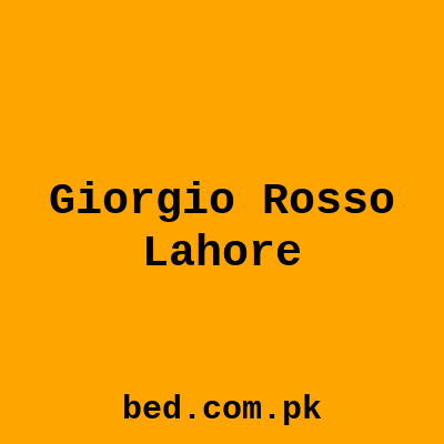 Giorgio Rosso Lahore