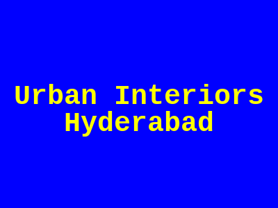 Urban Interiors Hyderabad